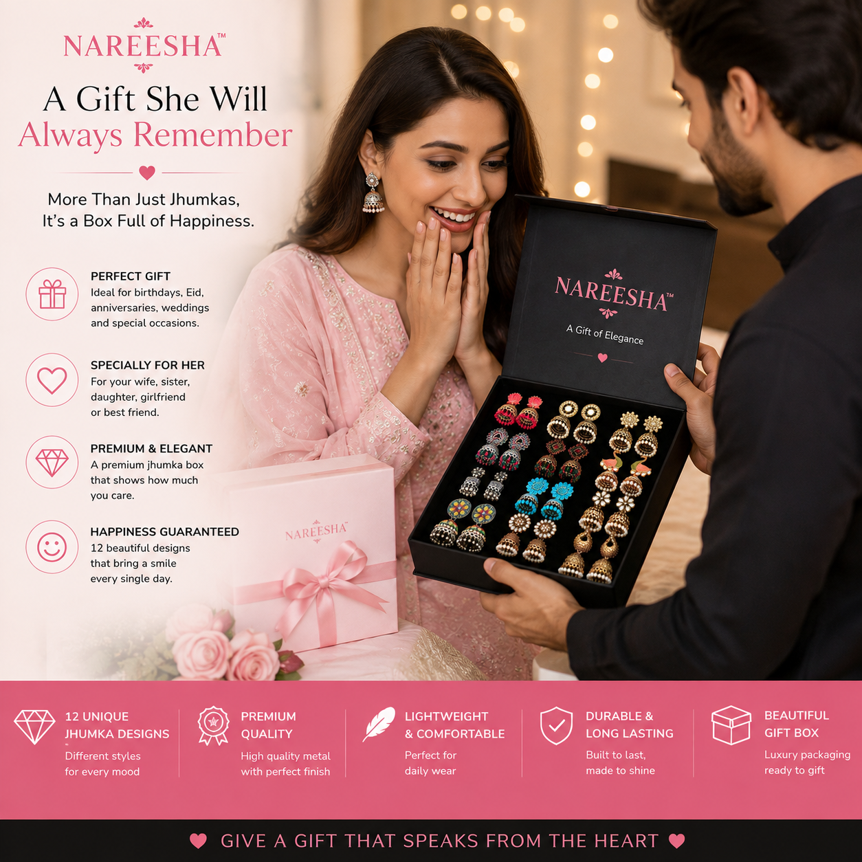 Premium 12-Pair Jhumki Box ✨