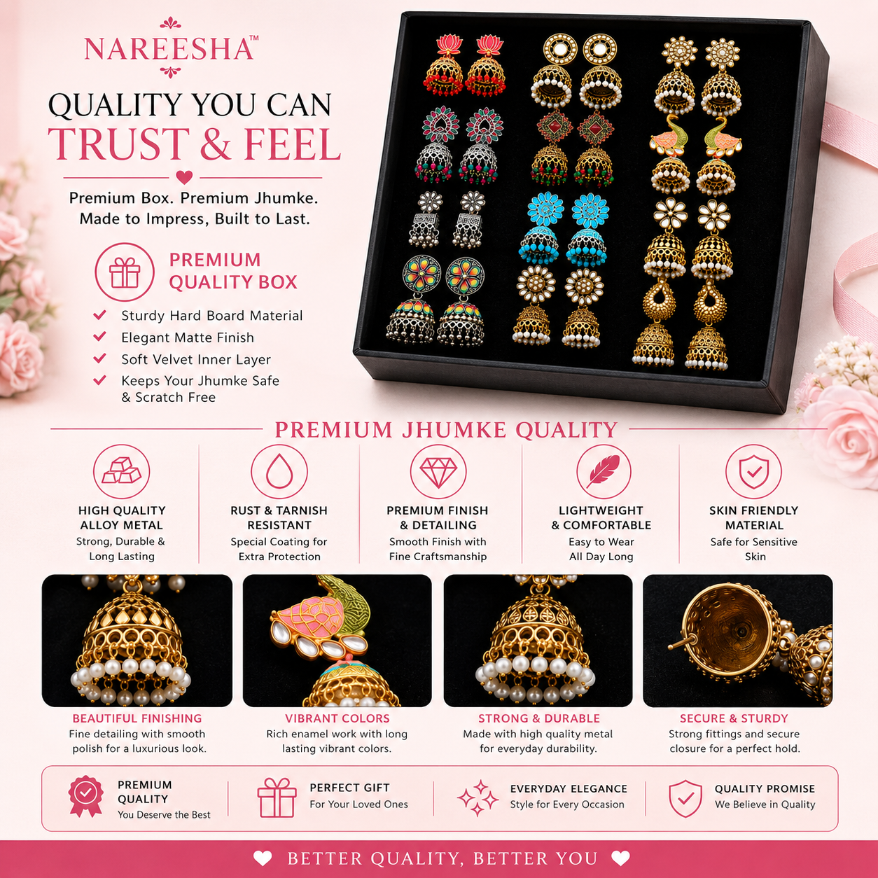 Premium 12-Pair Jhumki Box ✨