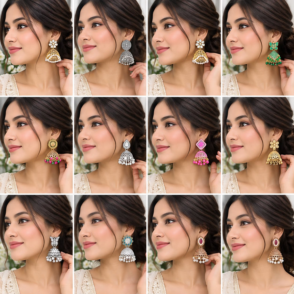 Trending Jhumka Gift Box 12-Pairs✨